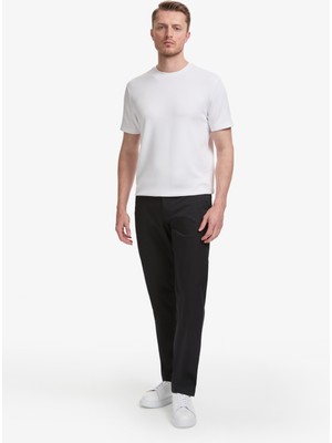 Pierre Cardin Erkek Siyah Regular Fit Kanvas Pantolon 50321988-VR046