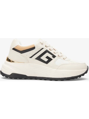 Guess Fonzi Kadın Krem Rengi Sneaker