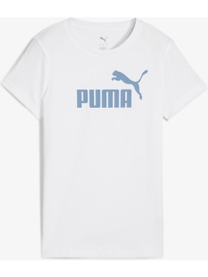 Puma Essential No. 1 Logo  Kadın Beyaz T-Shirt