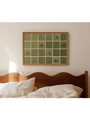 Ninastore Polo Maçı Yağlı Boya Tablo Baskısı - Yatay Modern Soyut Binicilik Sporları Duvar Sanatı - Elle