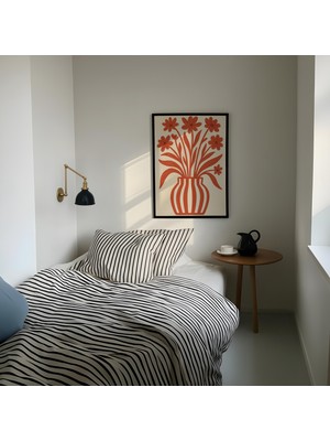 Ninastore Botanik Poster Iskandinav Çiçek Posteri Soyut Sanat Posteri Minimalist Botanik Çiçek Sanatı
