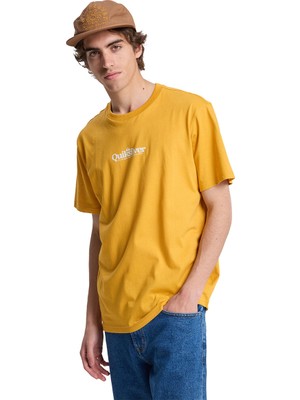Quiksilver Fineline Sarı Erkek Tişört