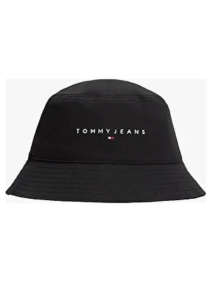 Tommy Hilfiger Erkek Tjm Linear Logo Detaylı Bucket Şapka