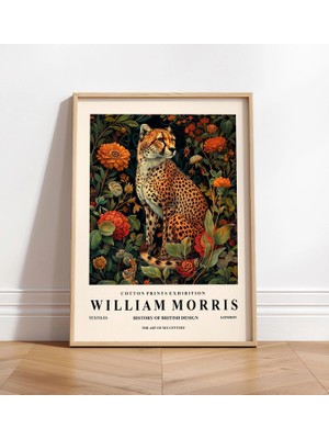 Ninastore Çita Desenli - William Morris Duvar Sanatı - Çiçekli Poster - Orta Yüzyıl Baskısı - Botanik Safari