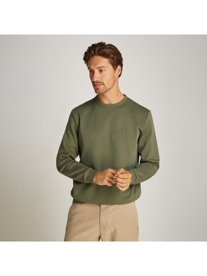 Tommy Hilfiger Erkek Yeşil Sweatshirt