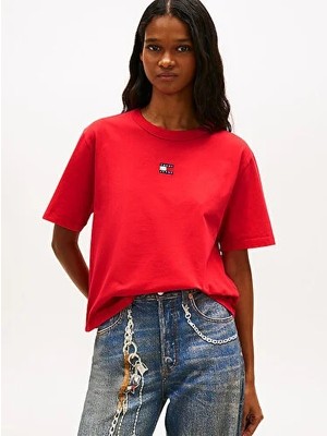 Tommy Hilfiger Kadın Tjw Boxy Fit Badge T-Shirt