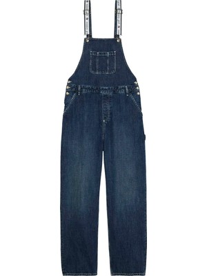 Tommy Jeans Lacivert Kadın Salopet Tg Denım Overall