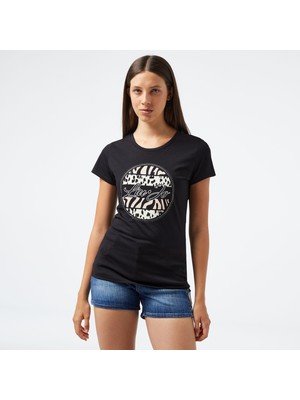 Liu Jo Kadın Siyah T-Shirt
