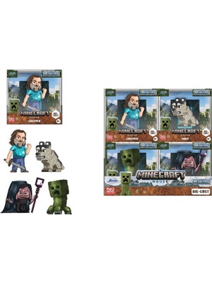 Genel Tedarik 9385138300W05 Minecraft Movie Figures 2 5  Wave 5