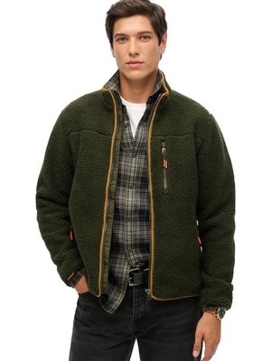 Superdry Haki Erkek Dik Yaka Regular Fit Sweatshirt M2014140A-1KM