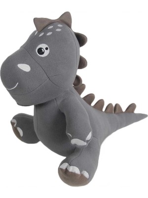 Genel Tedarik Dino Peluş Oyuncak Gri 40 cm