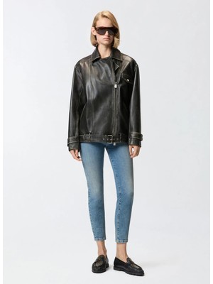 Pinko Siyah Kadın Standart Fit Ceket 105369