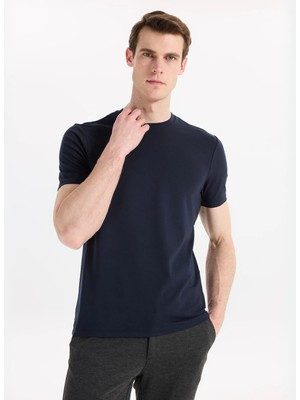 Altınyıldız Classics Lacivert Erkek T-Shirt PAE090000012_LAC