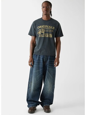 Guess Gri Erkek T-Shirt M6RI54K8FQ4-JTMU Siyah T-Shirt