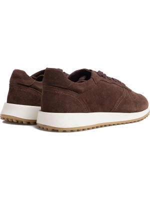 Penford Kahve Erkek Deri Sneaker Tessa-Solenya-Suet