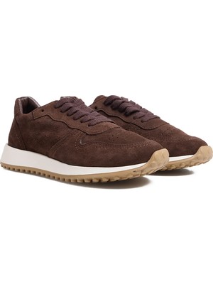 Penford Kahve Kadın Deri Sneaker D-Tessa-Solenya-Suet