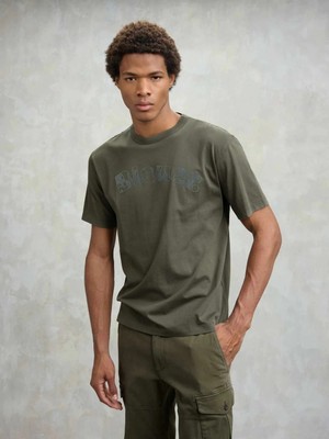 Blauer Haki Erkek Standart Fit T-Shirt 25WBLUH02325-670 Downey