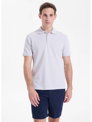 Limon Gri Erkek Polo T-Shirt L6SM-TST9524