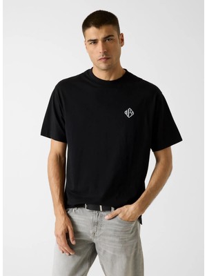 Guess Siyah Erkek T-Shirt M6RI25I3Z14-JBLK Siyah T-Shirt