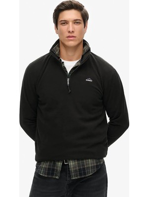 Superdry Siyah Erkek Dik Yaka Regular Fit Sweatshirt M2014195A-02A