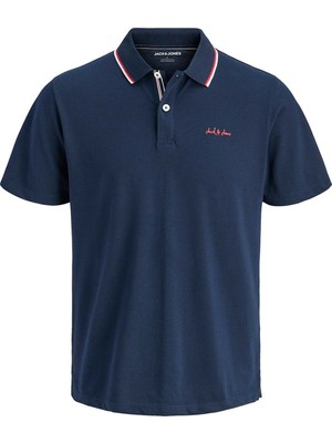 Jack & Jones Jack&jones Blaze Erkek Lacivert Polo Yaka Tişört
