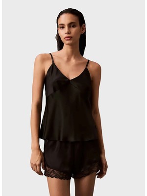 Calvin Klein Siyah Kadın Pijama Şort 000QS7294E Ck Women