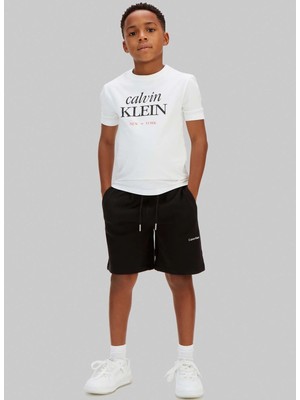 Calvin Klein Siyah Erkek Çocuk Şort LV1CKSJC50BEH