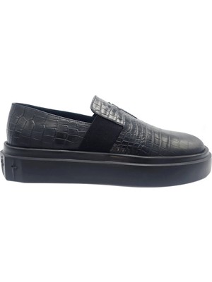 Paciotti Siyah Erkek Deri Sneaker MU69408