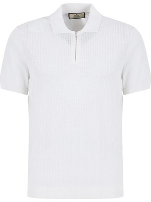 Brooks Brothers Kırık Beyaz Erkek  Kazak BBSS26MKL018