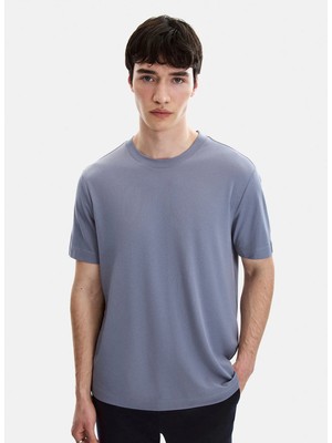 Back And Bond Mavi Erkek Regular Fit T-Shirt B35S10067