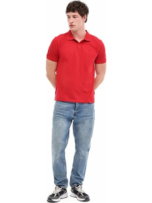 Lumberjack Kırmızı Erkek Çocuk T-Shirt 102204405-6M,KIDS CT953 Polo T-Sh 6