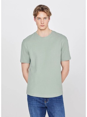 Wrangler Turkuaz Erkek Regular Fit T-Shirt W2610159306 Turkuaz T-Shirt
