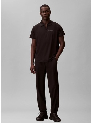 Calvin Klein Jeans Siyah Erkek Polo T-Shirt LVGMS6K110UB1 Siyah Polo T-Shirt