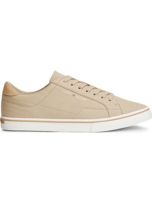 Tommy Hilfiger Bej Erkek Sneaker Vulc Core Long Lace
