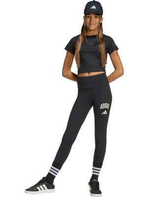 Adidas Siyah Kız Çocuk Tayt KC4602 Jg Clgt Leg