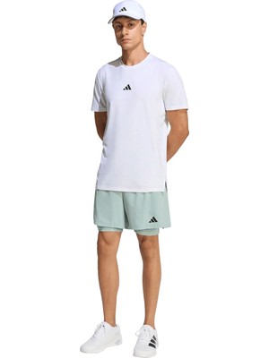 Adidas KF6430 D4T 2ın1 Shorts Yeşil Erkek Şort
