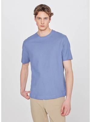 Wrangler Indıgo Erkek Regular Fit T-Shirt W2610159TF Indıgo T-Shirt