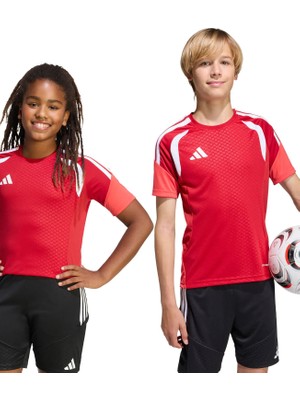 Adidas Kırmızı Erkek Çocuk Desenli T-Shirt KA7601 TIRO26C Jsyy