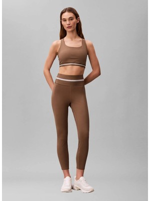 Calvin Klein Kahverengi Kadın Tayt Icon Sport Wıde Wb 7/8 Leggıng