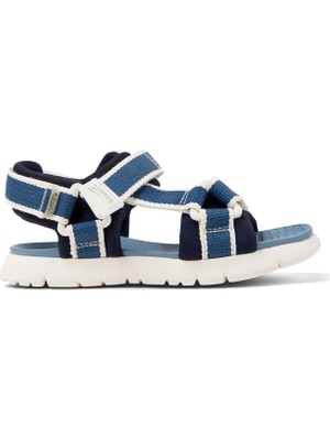 Camper Mavi-Beyaz Erkek Çocuk Sandalet Oruga Sandal Kids
