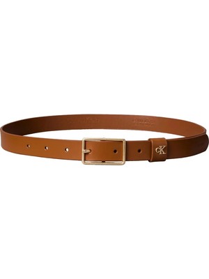 Calvin Klein Kahve Kadın Kemer Square Buckle Ck Loop 25MM