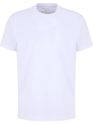 Brooks Brothers Beyaz Erkek  T-Shirt BBSS26MTS008