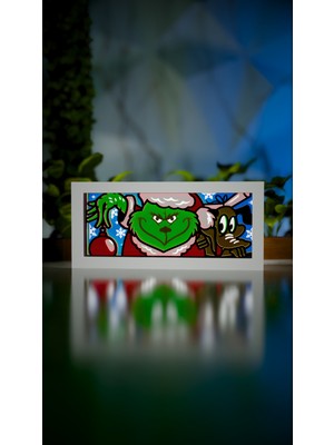 Jade Produck The Grinch - LED Işık Kutusu