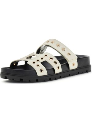 Guess Krem Kadın Sandalet FLPFASELE03