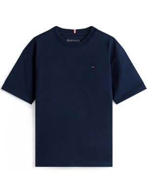 Tommy Hilfiger Lacivert Erkek Çocuk T-Shirt KB0KB09646C1G