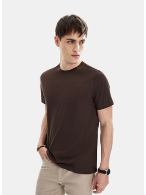 Back And Bond Kahve Erkek T-Shirt B35S10004