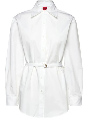 Hugo Beyaz Kadın Oversize Gömlek 50552835
