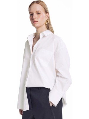 Ted Baker Kırık Beyaz Kadın Gömlek TBWRSH2082