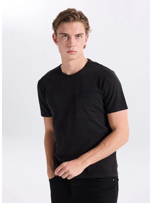 gmg firenze Gmg Fırenze Siyah Erkek Slim Fit T-Shirt GU26MSS03003