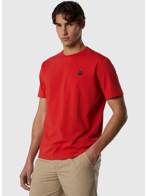 North Sails Kırmızı Erkek T-Shirt NS0000693156